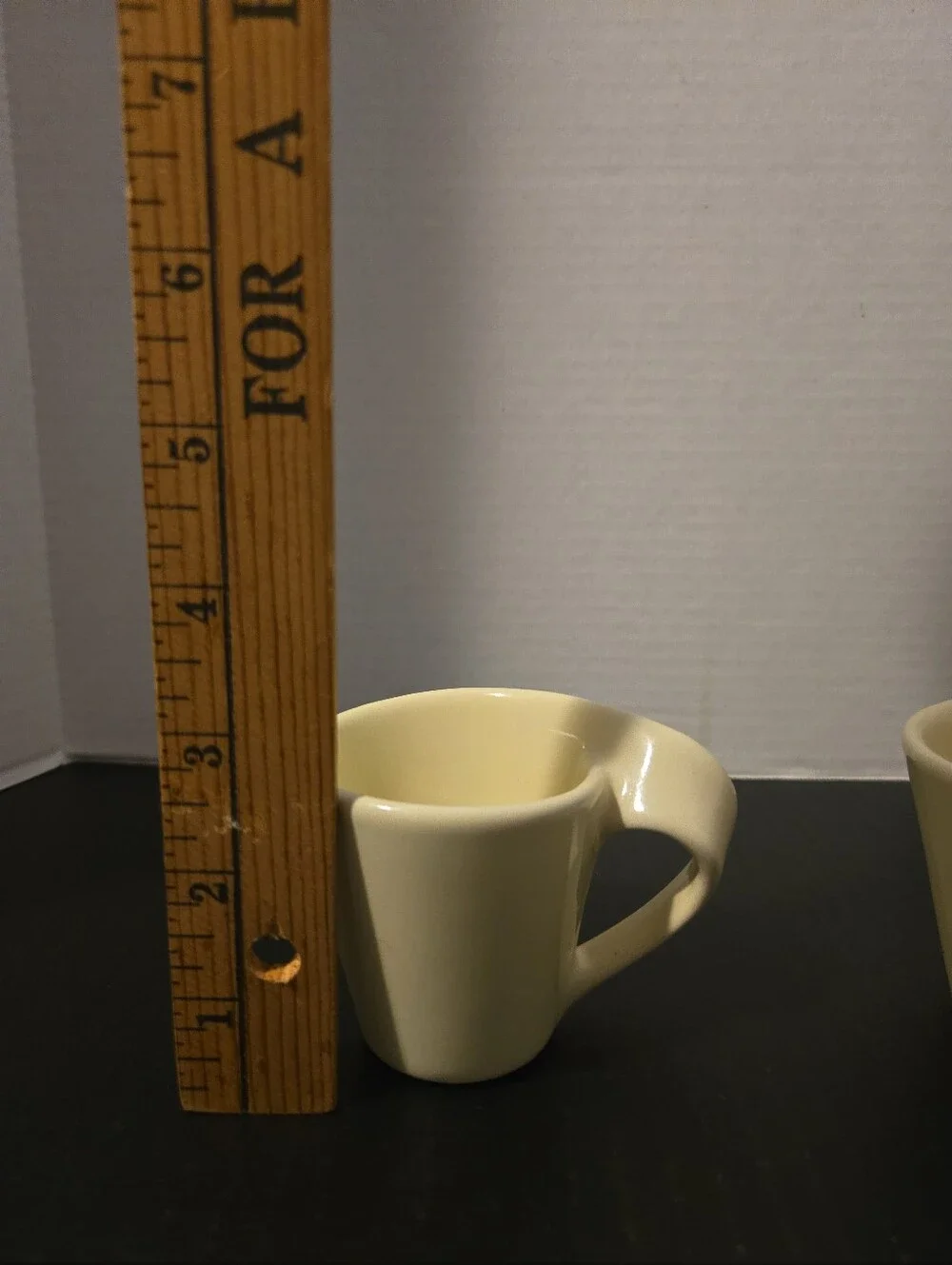 Villeroy & Boch New Wave Cream Espresso Demitasse Cups Mugs Set Of 2